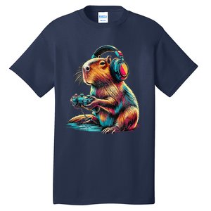 Capybara Funny Video Games Capybara Tall T-Shirt