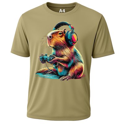 Capybara Funny Video Games Capybara Performance Shirt