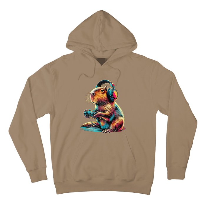 Capybara Funny Video Games Capybara Hoodie