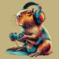 Capybara Funny Video Games Capybara Hoodie