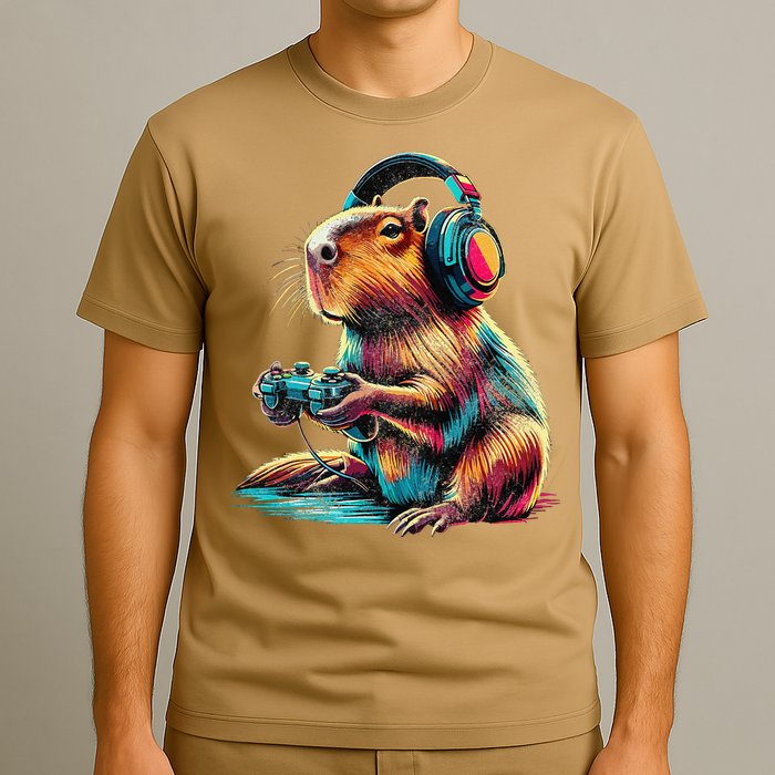 Capybara Funny Video Games Capybara T-Shirt