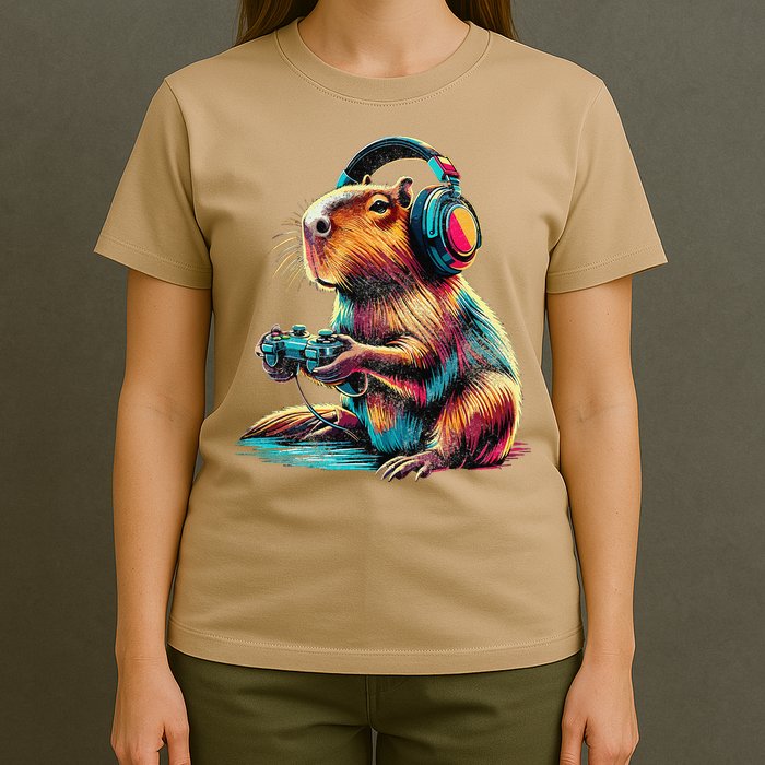 Capybara Funny Video Games Capybara T-Shirt