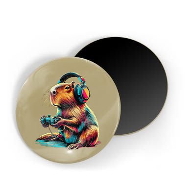 Capybara Funny Video Games Capybara Magnet