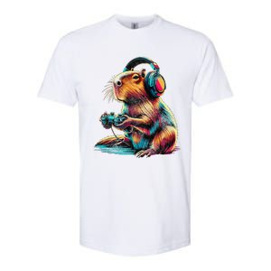 Capybara Funny Video Games Capybara Softstyle CVC T-Shirt