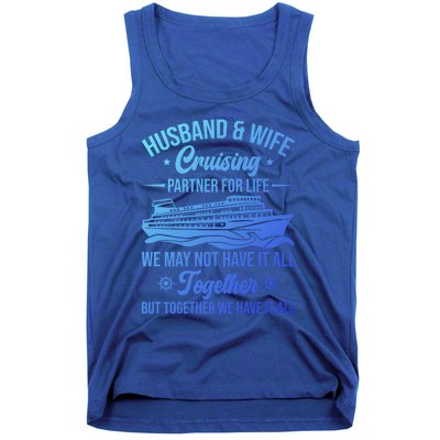 Cruising Family Vacation Husband Wife Cruising Partner Gift Tank Top