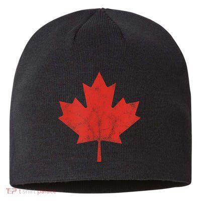 Canadian Flag Vintage Canada Sustainable Beanie