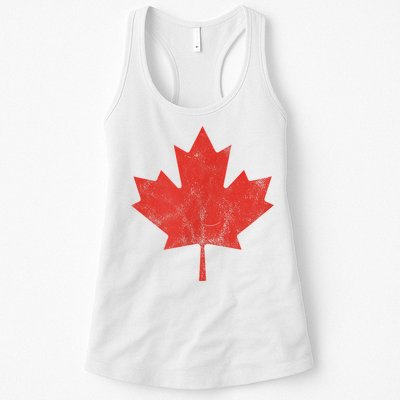 Canadian Flag Vintage Canada Womens Tank Top