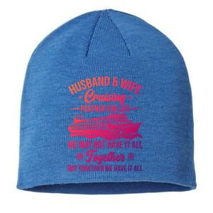 Cruising Family Vacation Husband Wife Cruising Partner Gift Sustainable Beanie