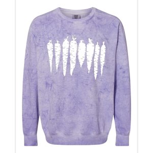 Carrot Food Vegetable Colorblast Crewneck Sweatshirt