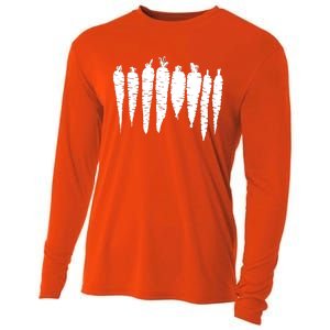 Carrot Food Vegetable Cooling Performance Long Sleeve Crew