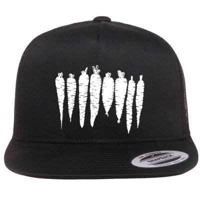 Carrot Food Vegetable Flatbill Hat