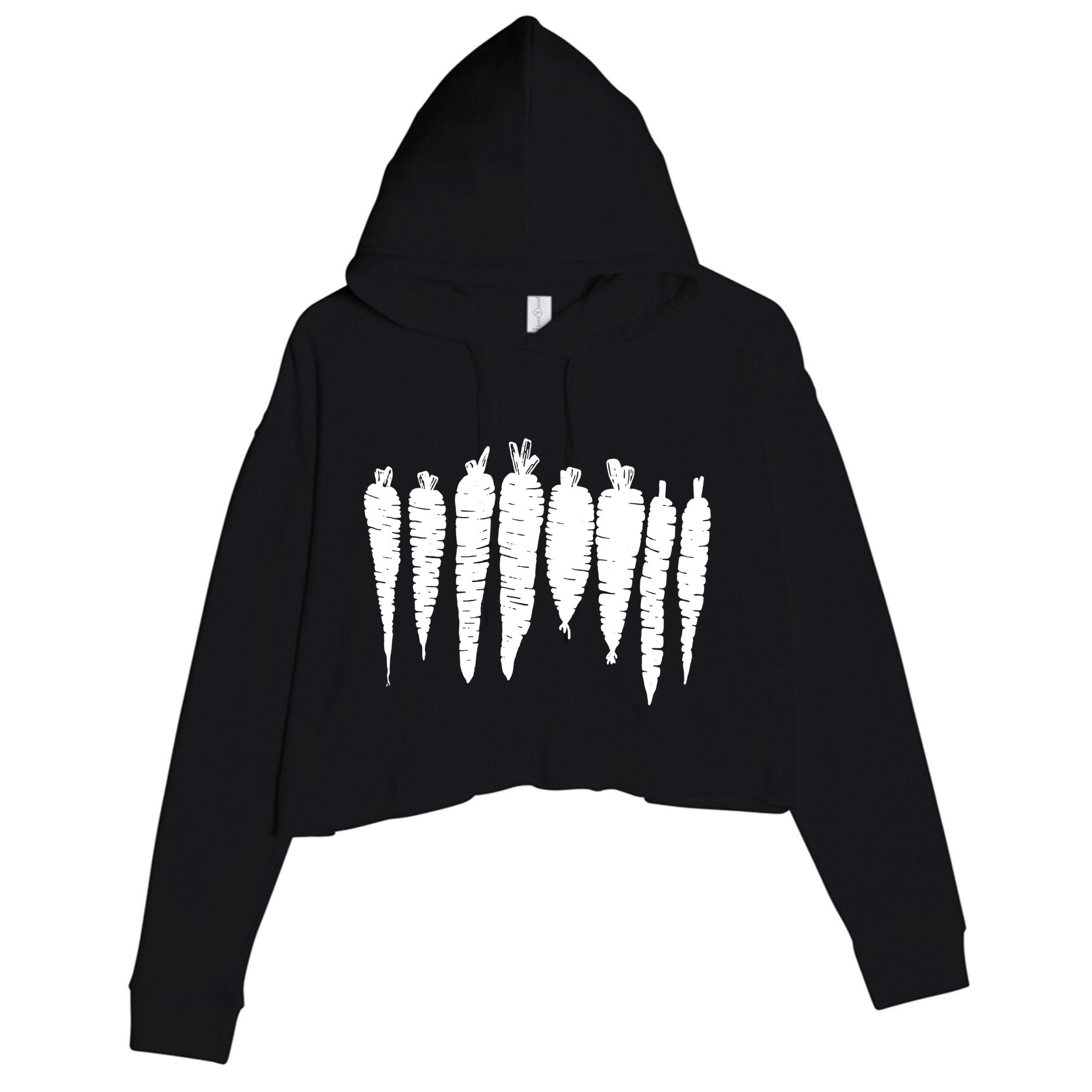 Carrot Food Vegetable Crop Fleece Hoodie