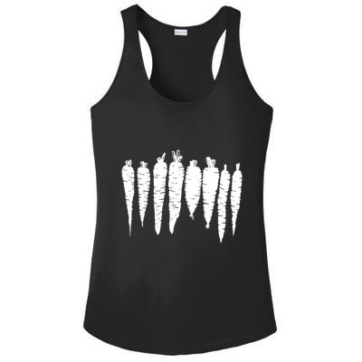 Carrot Food Vegetable Ladies PosiCharge Competitor Racerback Tank