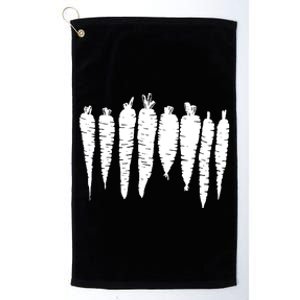 Carrot Food Vegetable Platinum Collection Golf Towel