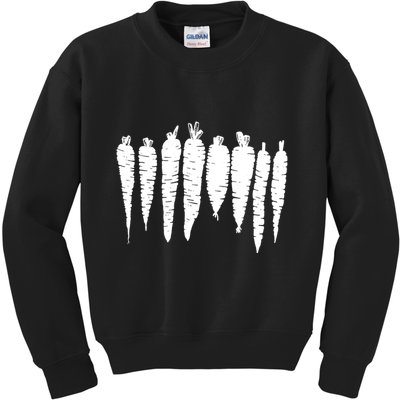 Carrot Food Vegetable Kids Sweatshirt