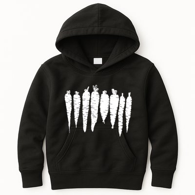 Carrot Food Vegetable Kids Hoodie