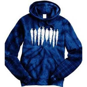 Carrot Food Vegetable Tie Dye Hoodie