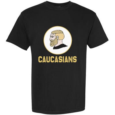 Caucasians Funny Vintage Caucasians Pride Garment-Dyed Heavyweight T-Shirt