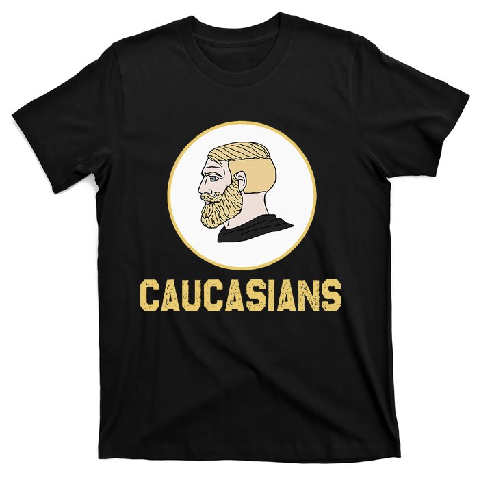 Caucasians Funny Vintage Caucasians Pride T-Shirt