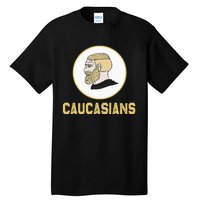 Caucasians Funny Vintage Caucasians Pride Tall T-Shirt