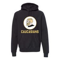 Caucasians Funny Vintage Caucasians Pride Premium Hoodie