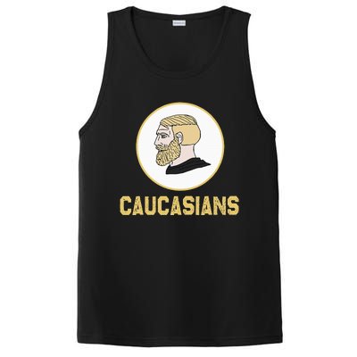 Caucasians Funny Vintage Caucasians Pride PosiCharge Competitor Tank