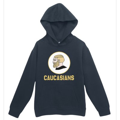 Caucasians Funny Vintage Caucasians Pride Urban Pullover Hoodie