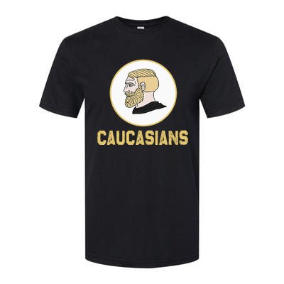 Caucasians Funny Vintage Caucasians Pride Softstyle CVC T-Shirt