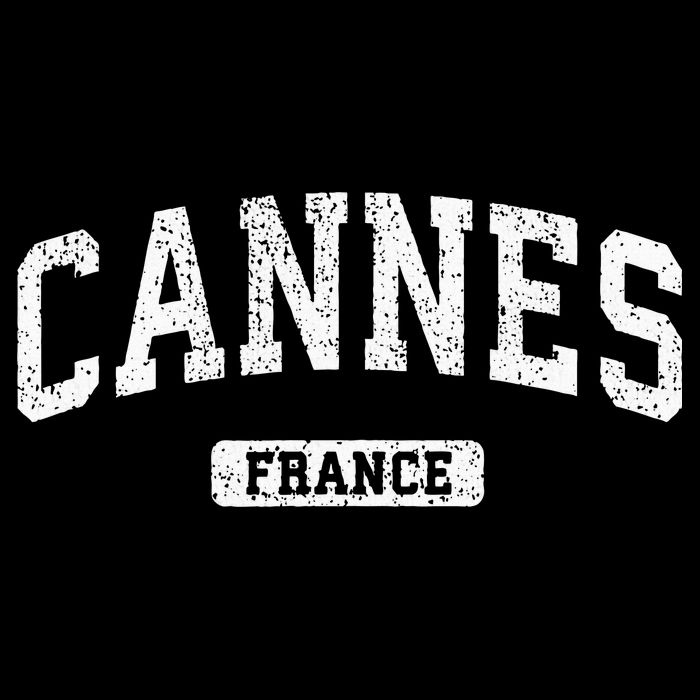 Cannes France Vintage Sports Design Womens T-Shirt
