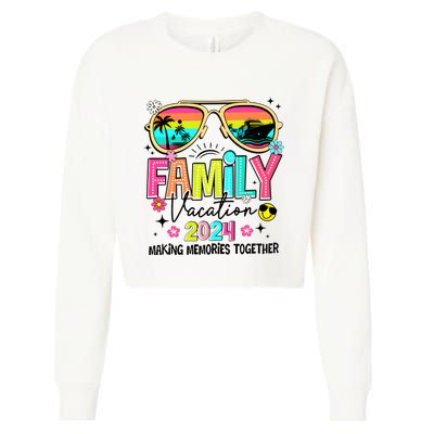 Cruise Family Vacation Making Memories Together Cropped Pullover Crew