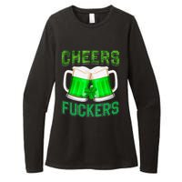 Cheers Fuckers vintage St Patricks Day Irish Drinking Womens CVC Long Sleeve Shirt