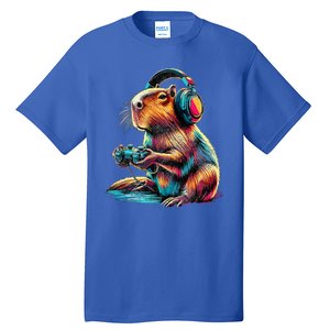 Capybara Funny Video Games Capybara Tall T-Shirt