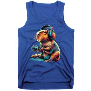 Capybara Funny Video Games Capybara Tank Top