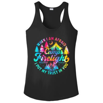 Camp Firelight Vacation Bible School Vbs 2024 Christian Camp Ladies PosiCharge Competitor Racerback Tank
