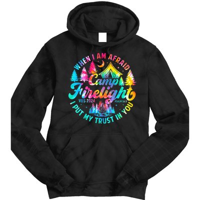 Camp Firelight Vacation Bible School Vbs 2024 Christian Camp Tie Dye Hoodie