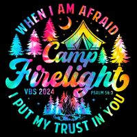 Camp Firelight Vacation Bible School Vbs 2024 Christian Camp Crop Top