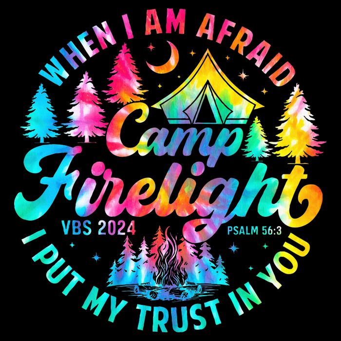 Camp Firelight Vacation Bible School Vbs 2024 Christian Camp Crop Top
