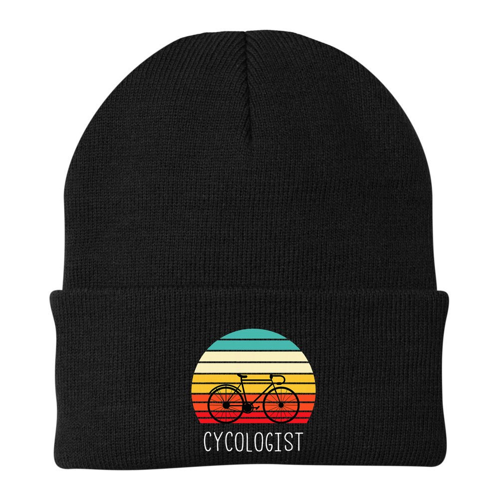 Cycologist Funny Vintage Cycling & Cyclist Beanie