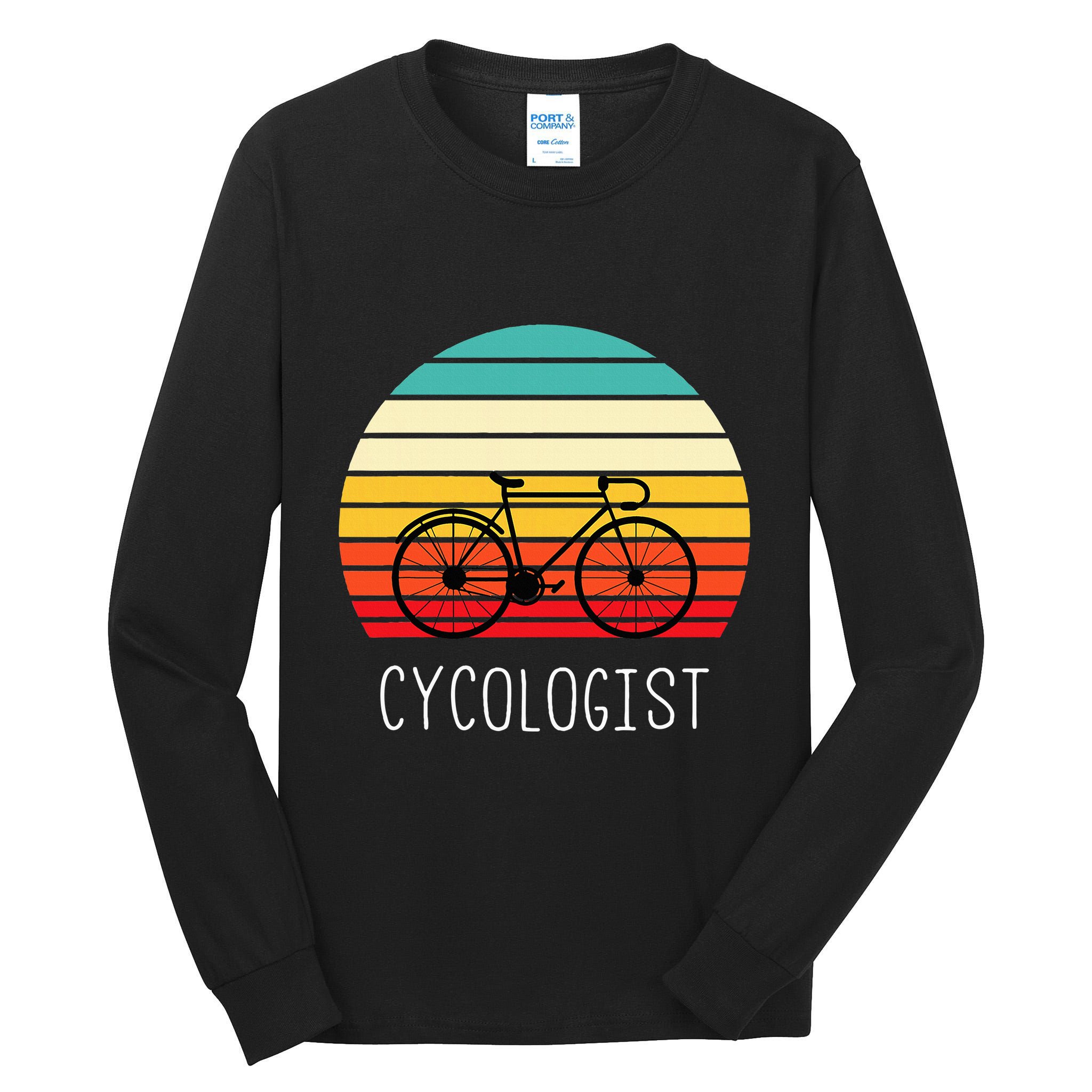 Cycologist Funny Vintage Cycling & Cyclist Tall Long Sleeve T-Shirt