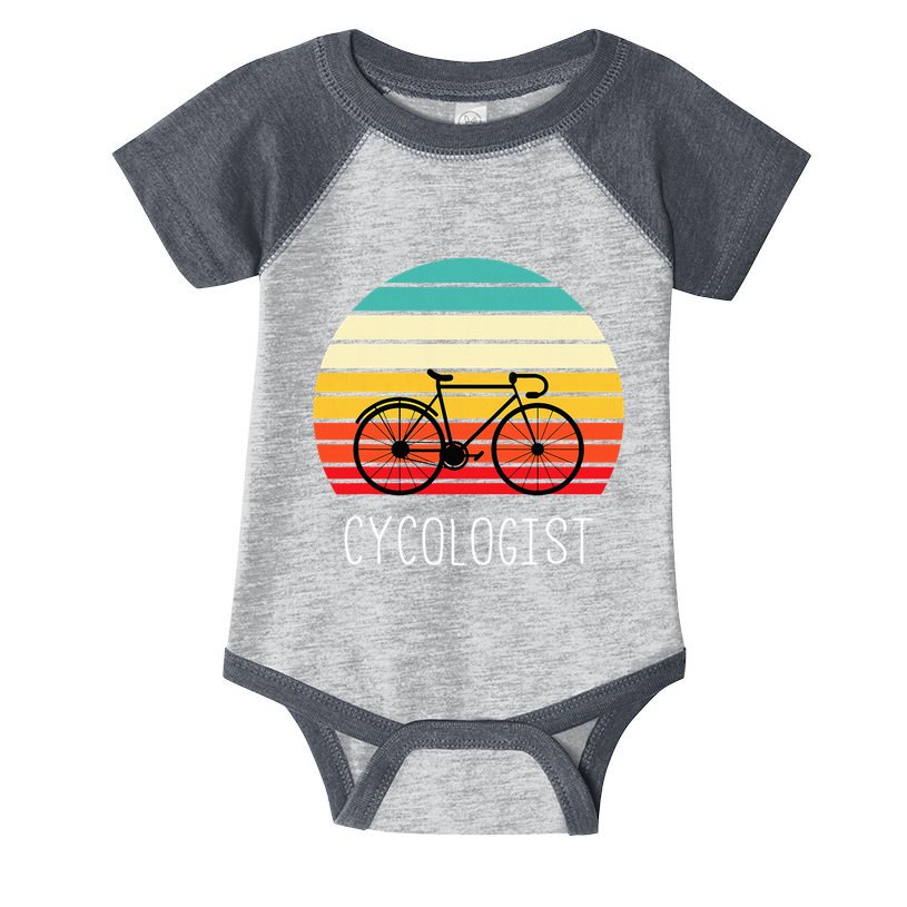 Cycologist Funny Vintage Cycling & Cyclist Infant Baby Jersey Bodysuit
