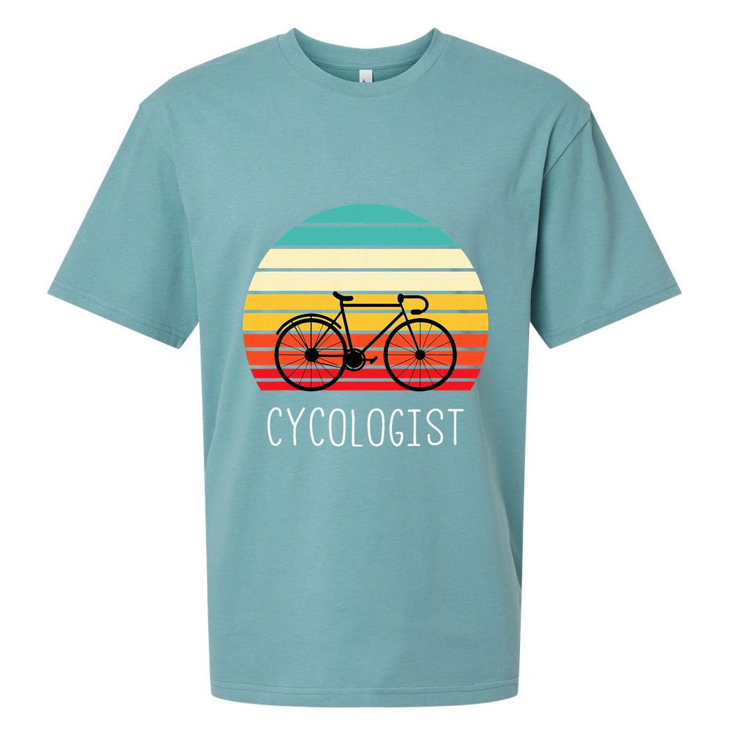 Cycologist Funny Vintage Cycling & Cyclist Sueded Cloud Jersey T-Shirt