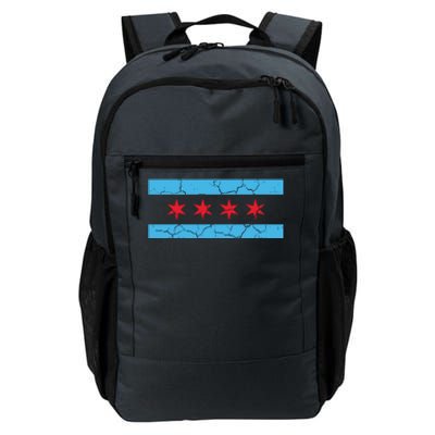 Chicago Flag Vintage Daily Commute Backpack