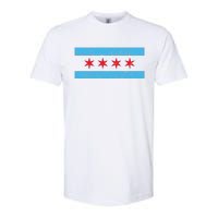 Chicago Flag Vintage Softstyle CVC T-Shirt