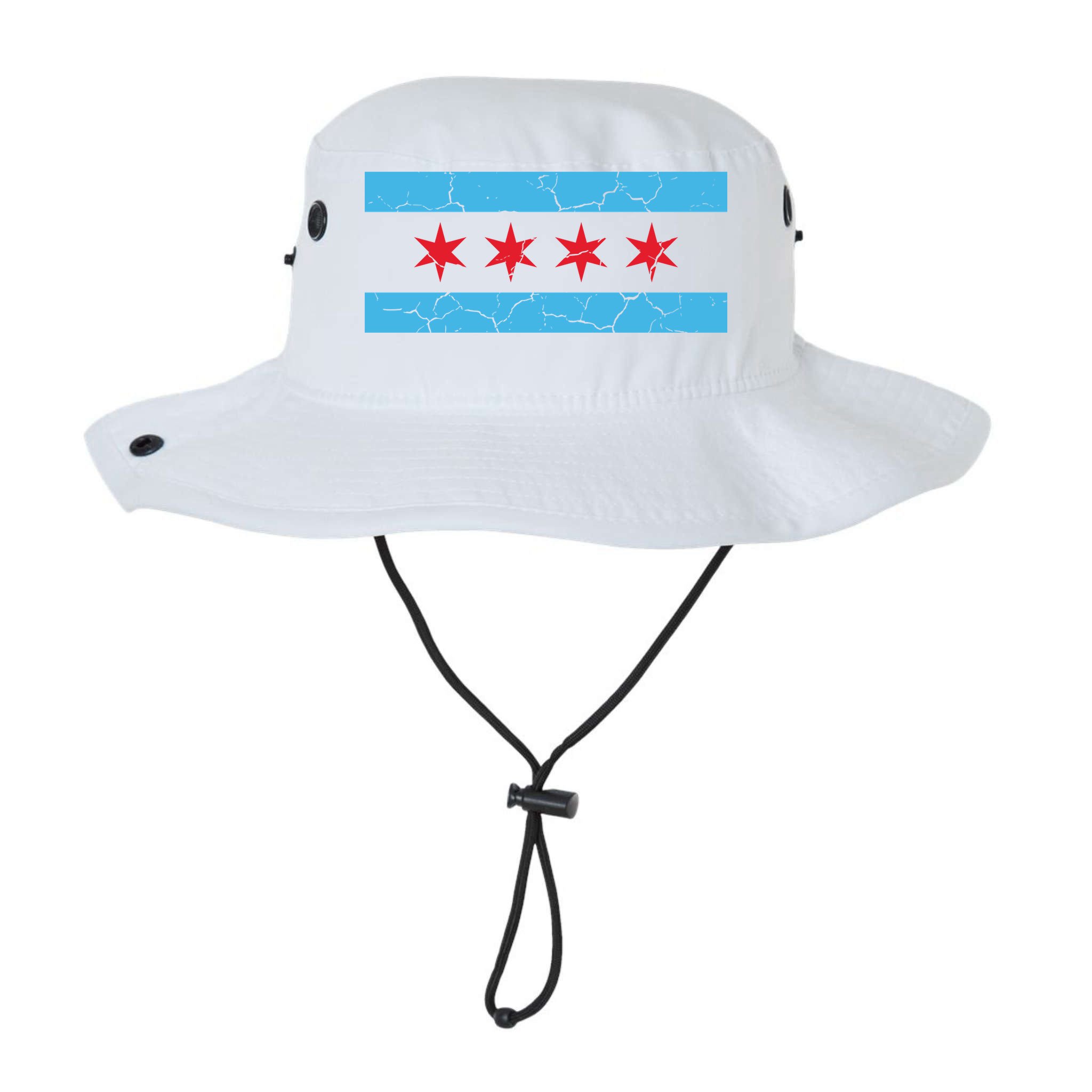Chicago Flag Vintage Bucket Hat