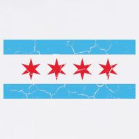 Chicago Flag Vintage Womens Tank Top