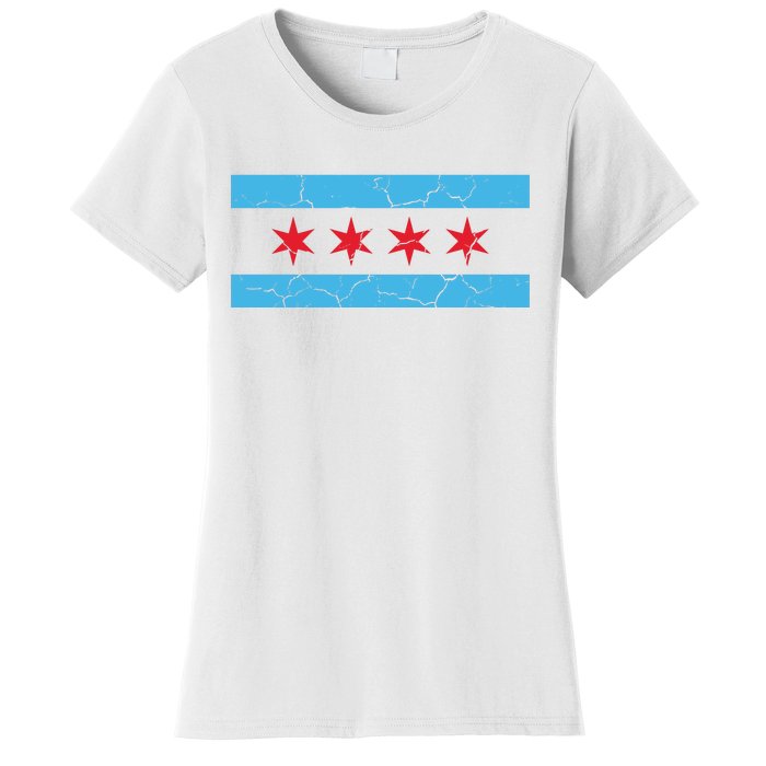 Chicago Flag Vintage Women's T-Shirt