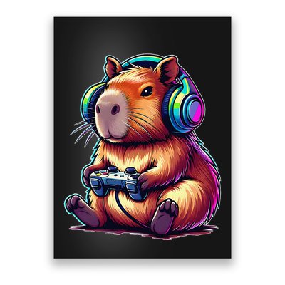 Capybara Funny Video Games Capybara Poster