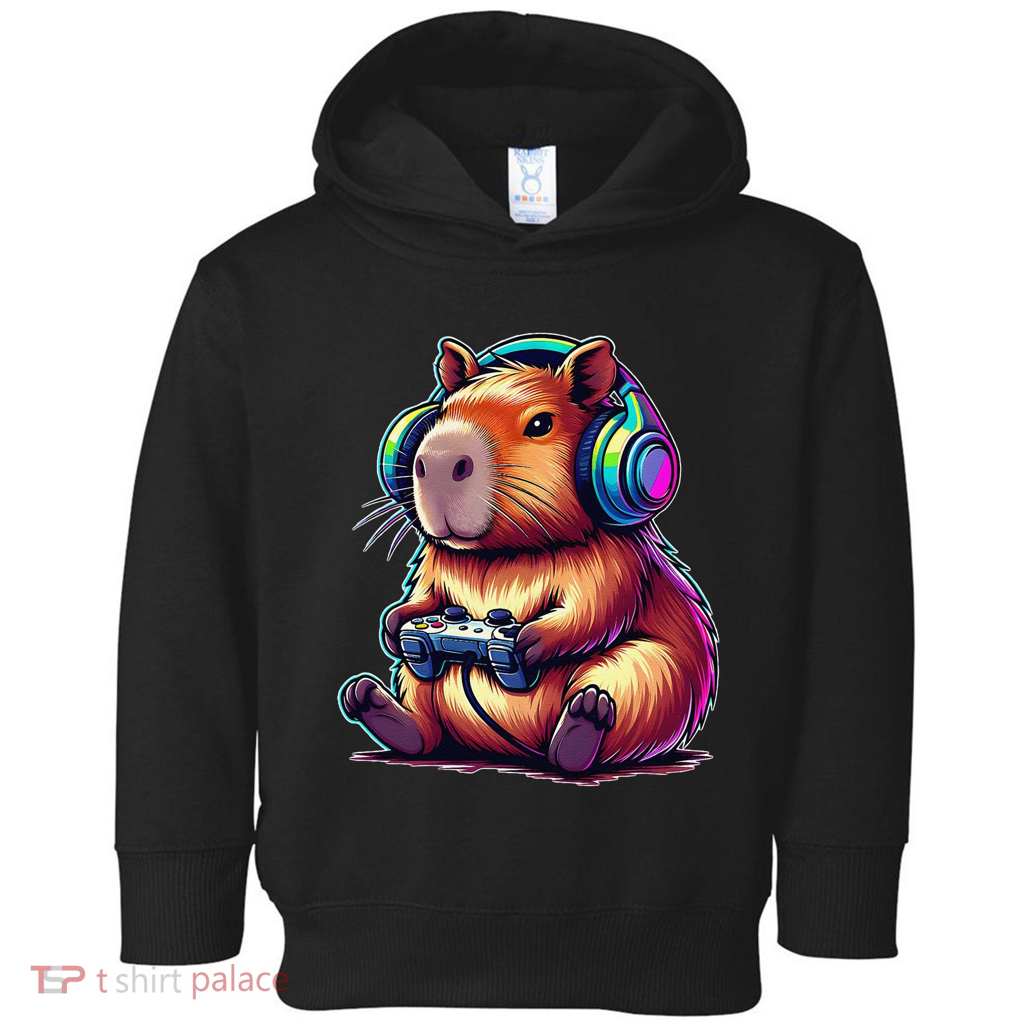 Capybara Funny Video Games Capybara Toddler Hoodie