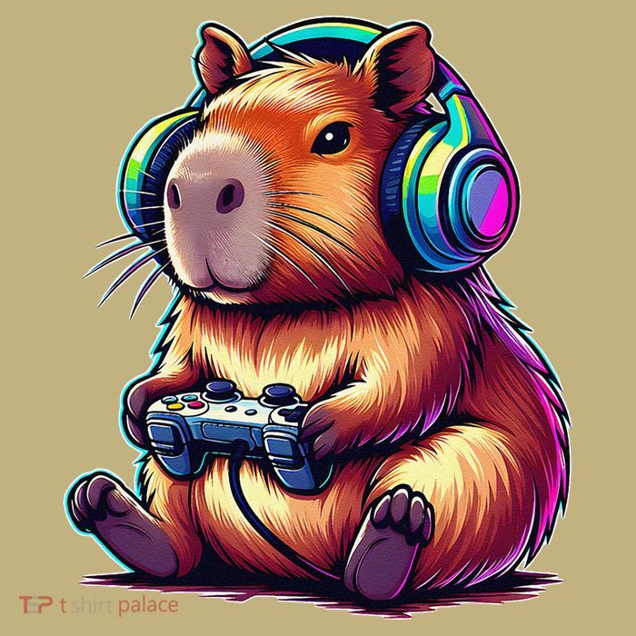 Capybara Funny Video Games Capybara Button