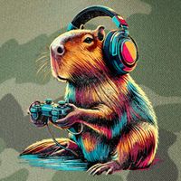 Capybara Funny Video Games Capybara Legacy Tie Dye Trucker Hat